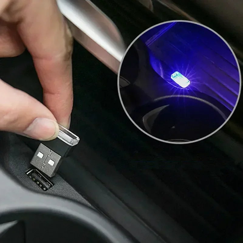 Car Accessories Quick Delivery - อุปกรณ์ตกแต่งภายในรถยนต์ ไฟ USB สร้างบรรยากาศ จัดส่งรวดเร็ว ไฟตกแต่งแบบเสียบปลั๊กสำหรับรถยนต์