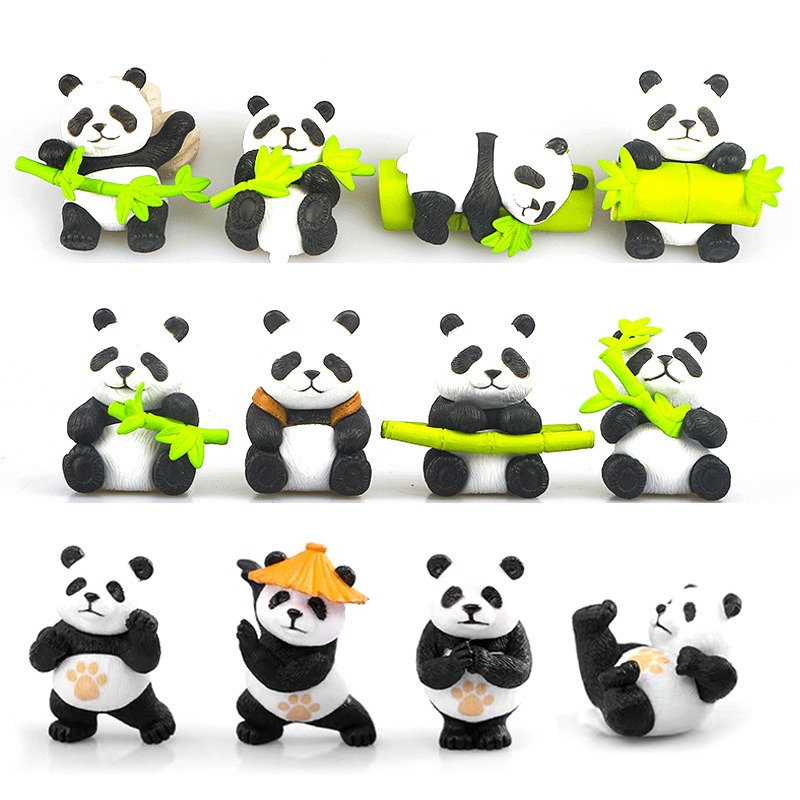 Car Accessories Walmart - อุปกรณ์ตกแต่งคอนโซลรถยนต์ลายแพนด้าน่ารักใหม่โต๊ะทำงานขนาดเล็กภูมิทัศน์สำนักงานบ้านโมเดลงานฝีมือ