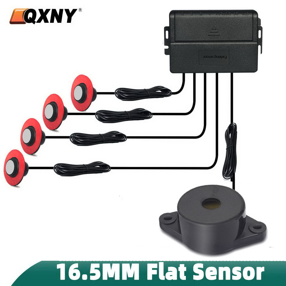 Car Accessories Near Me - เซ็นเซอร์ที่จอดรถเครื่องบิน 4 เซ็นเซอร์ด้านหลัง Parktron สําหรับกันชนปรับความลึก 16.5
