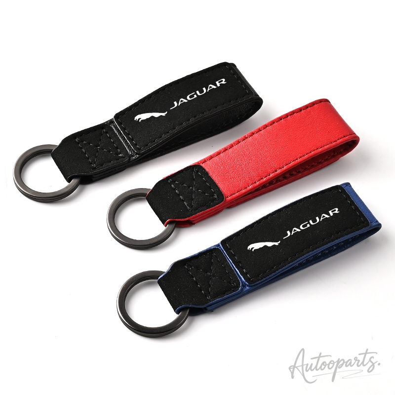 Car Accessories Gifts For Men - พวงกุญแจหนังกลับคุณภาพสูงสำหรับรถยนต์ ของขวัญสำหรับผู้ชาย เหมาะสำหรับ Jaguar XE XF