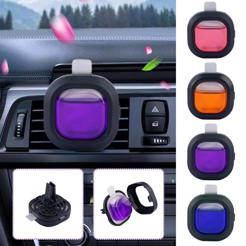 Car Air Freshener Vent - น้ำหอมปรับอากาศในรถยนต์แบบติดช่องแอร์ กลิ่นหอมติดทนนาน น้ำมันหอมระเหยกำจัดกลิ่นไม่พึงประสงค์ น้ำหอมปรับอากาศในรถยนต์ ตกแต่งรถยนต์