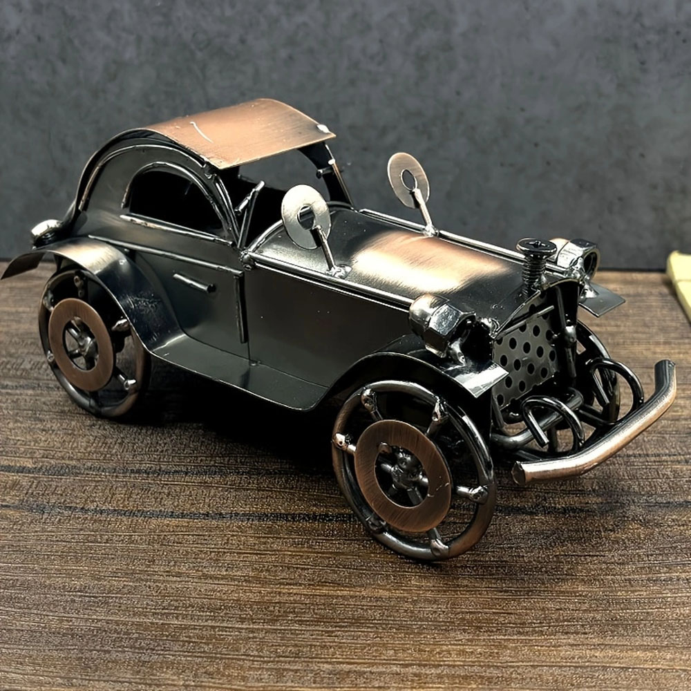 Car Accessories Walmart - โมเดลรถเหล็กโบราณ ของตกแต่งสไตล์เรโทร ย้อนยุค วินเทจ รูปปั้นรถ ของตกแต่งบ้านสไตล์ยุโรป