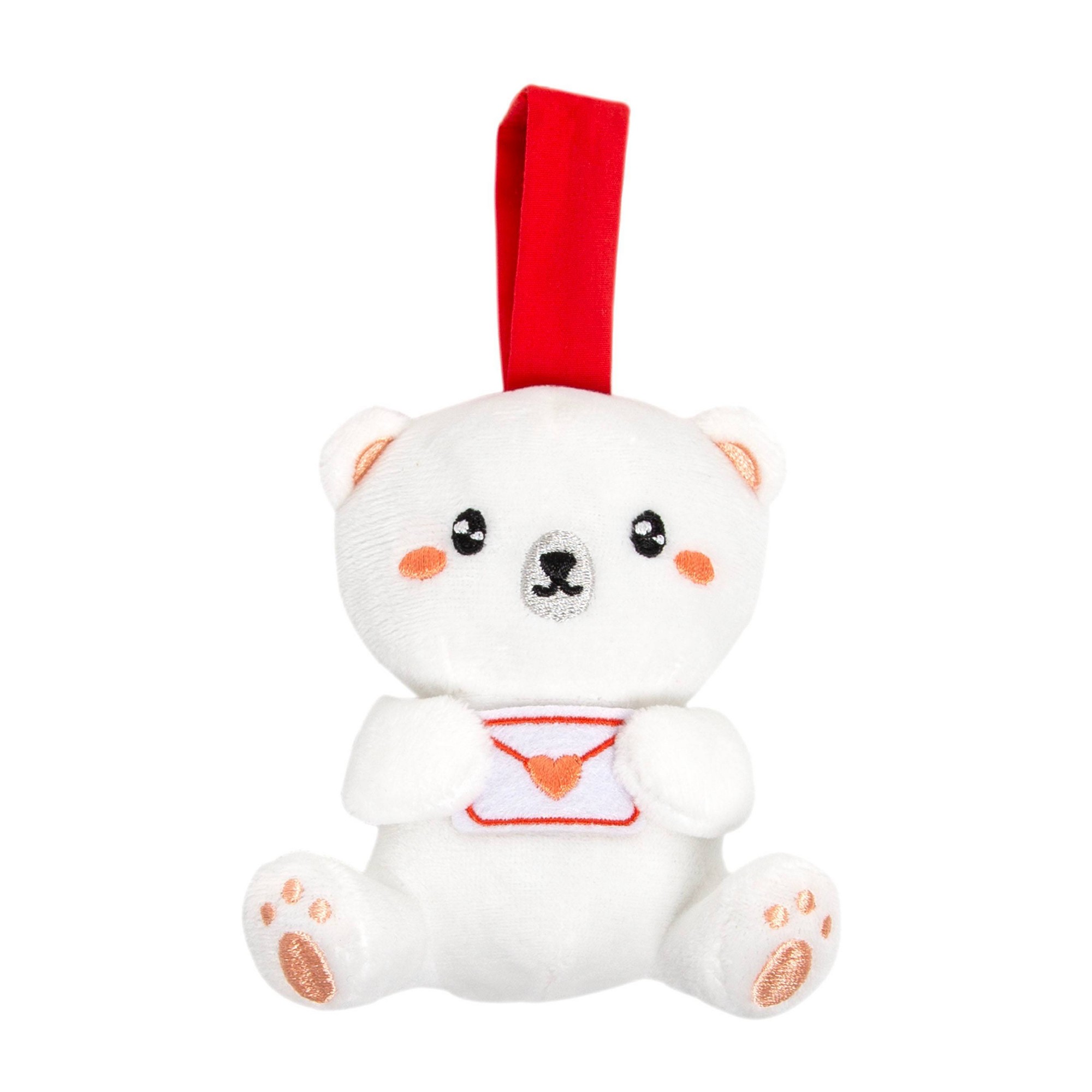 Car Accessories For Baby - ตุ๊กตาหมีสำหรับรถเข็นเด็ก ของเล่นโพลีเอสเตอร์สำหรับเบาะนั่งในรถเด็ก อุปกรณ์เสริมสำหรับการเดินทาง เพื่อความสนุกสนานและผ่อนคลายขณะเดินทาง