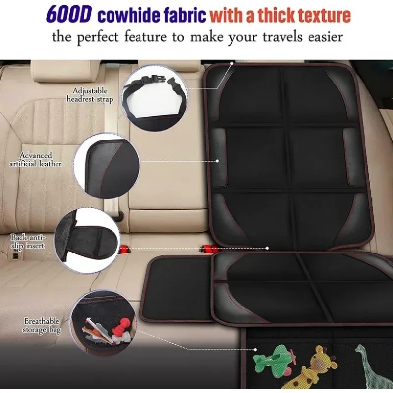 Car Accessories For Baby - เบาะนั่งนิรภัยในรถยนต์สำหรับเทสลารุ่น 3 Y เบาะนั่งเด็กกันลื่นป้องกันสัตว์เลี้ยงป้องกันสิ่งสกปรกเตะที่นั่งในรถยนต์อุปกรณ์เสริม