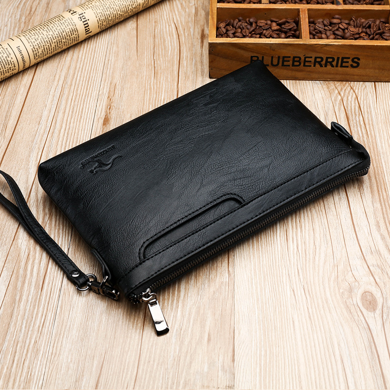 Car Accessories Gifts For Men - กระเป๋าคลัทช์สำหรับธุรกิจ คุณภาพสูง กระเป๋าซองจดหมาย PU ดีไซน์แบรนด์แฟชั่น กระเป๋าถือสำหรับเดินทางลำลอง