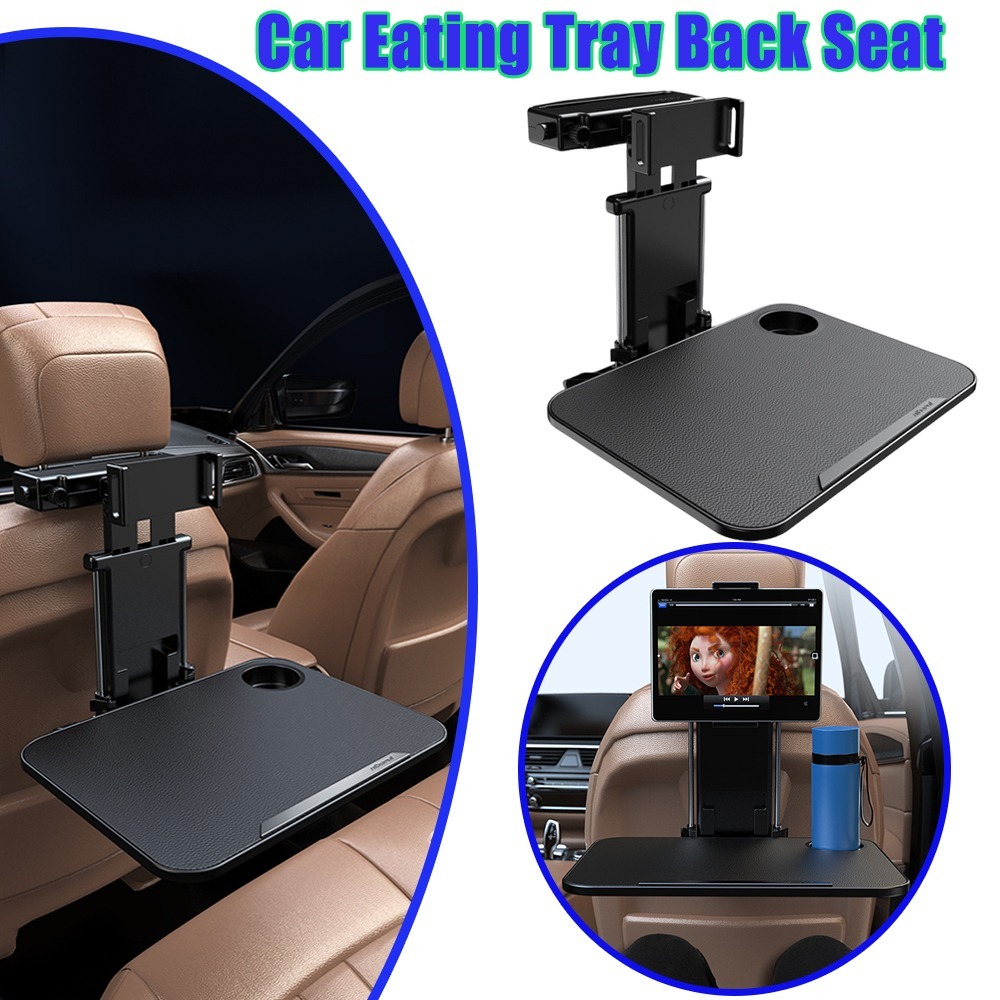 Back Seat Car Table - ถาดวางของหลังเบาะรถยนต์สำหรับเด็ก ใช้ทำงาน ทานอาหาร วางแล็ปท็อป คอมพิวเตอร์ แบบพับได้