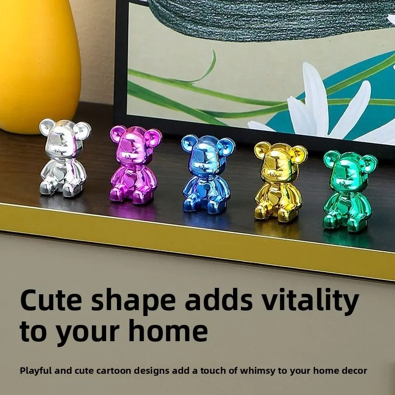 Car Accessories Walmart - ของตกแต่งรถยนต์และห้องนั่งเล่นรูปหมีสุดหรูเคลือบด้วยไฟฟ้า งานแฮนด์เมดสร้างสรรค์ ของตกแต่งห้องสไตล์เท่ๆ