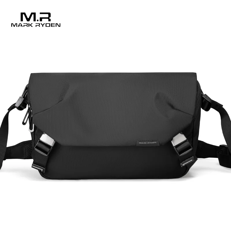 Car Accessories Gifts For Men - มาร์ค ไรเดนกระเป๋าสะพายข้างป้องกันการโจรกรรมกระเป๋าสะพายเดินทางความจุสูงผู้ชาย YKK ซิปกันน้ำกระเป๋าสะพายข้างสำหรับเดินทางระยะสั้นผู้ชาย