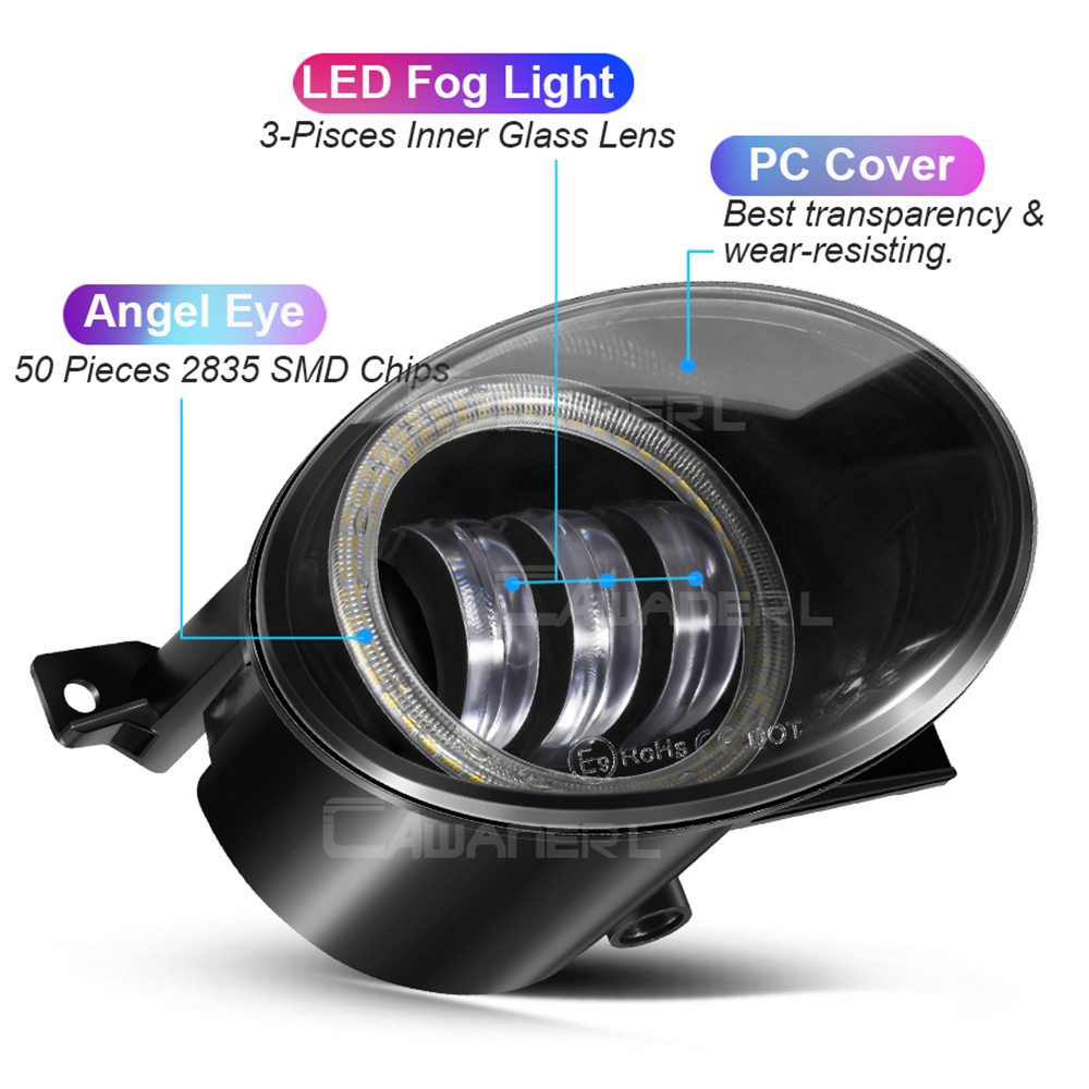 2 X รถ 9006 CANbus ไฟ LED หมอก - Car Accessories Xcent บทวิจารณ์และราคา