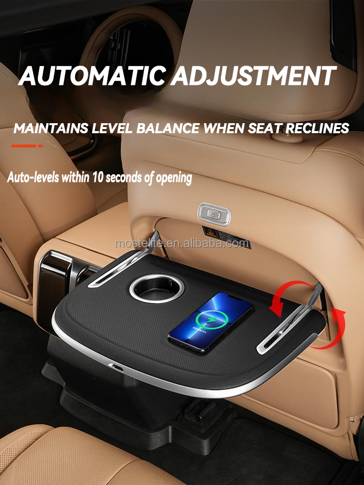 โต๊ะพับในรถยนต์พร้อมระบบชาร์จไ - Back Seat Car Table บทวิจารณ์และราคา