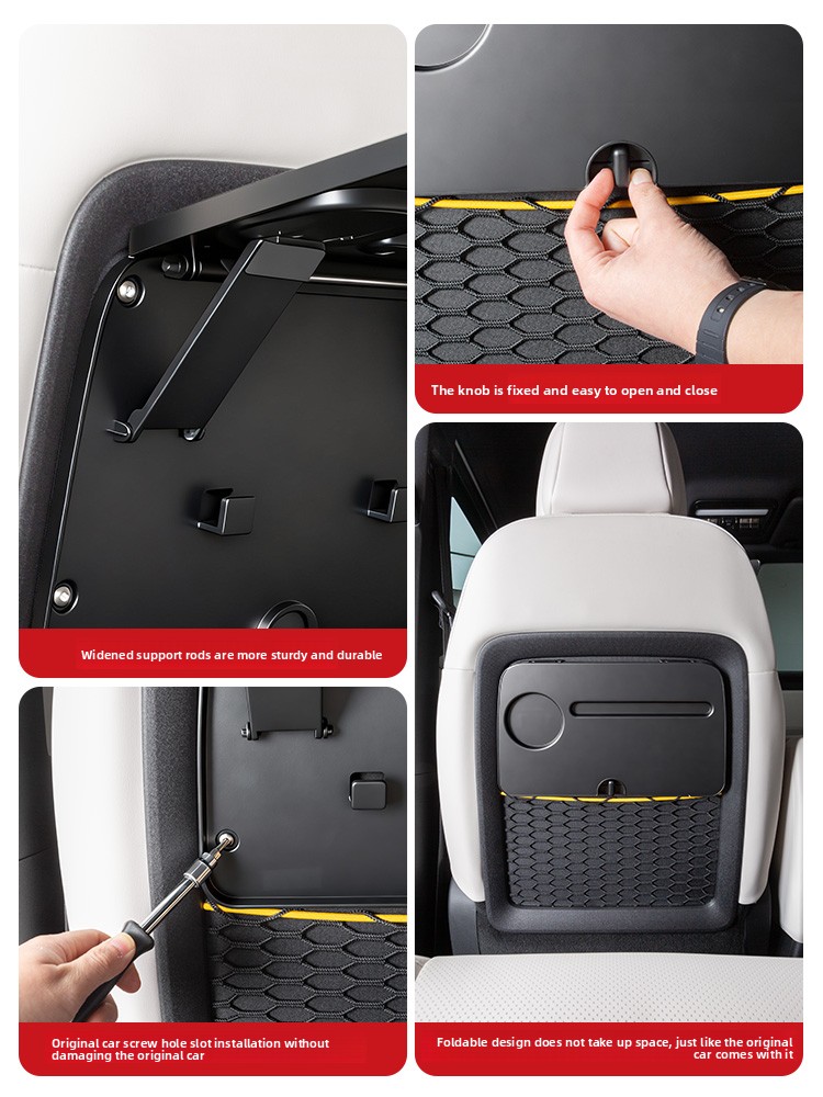 โต๊ะพับหลังเบาะรถยนต์ Chery iC - Back Seat Car Table บทวิจารณ์และราคา