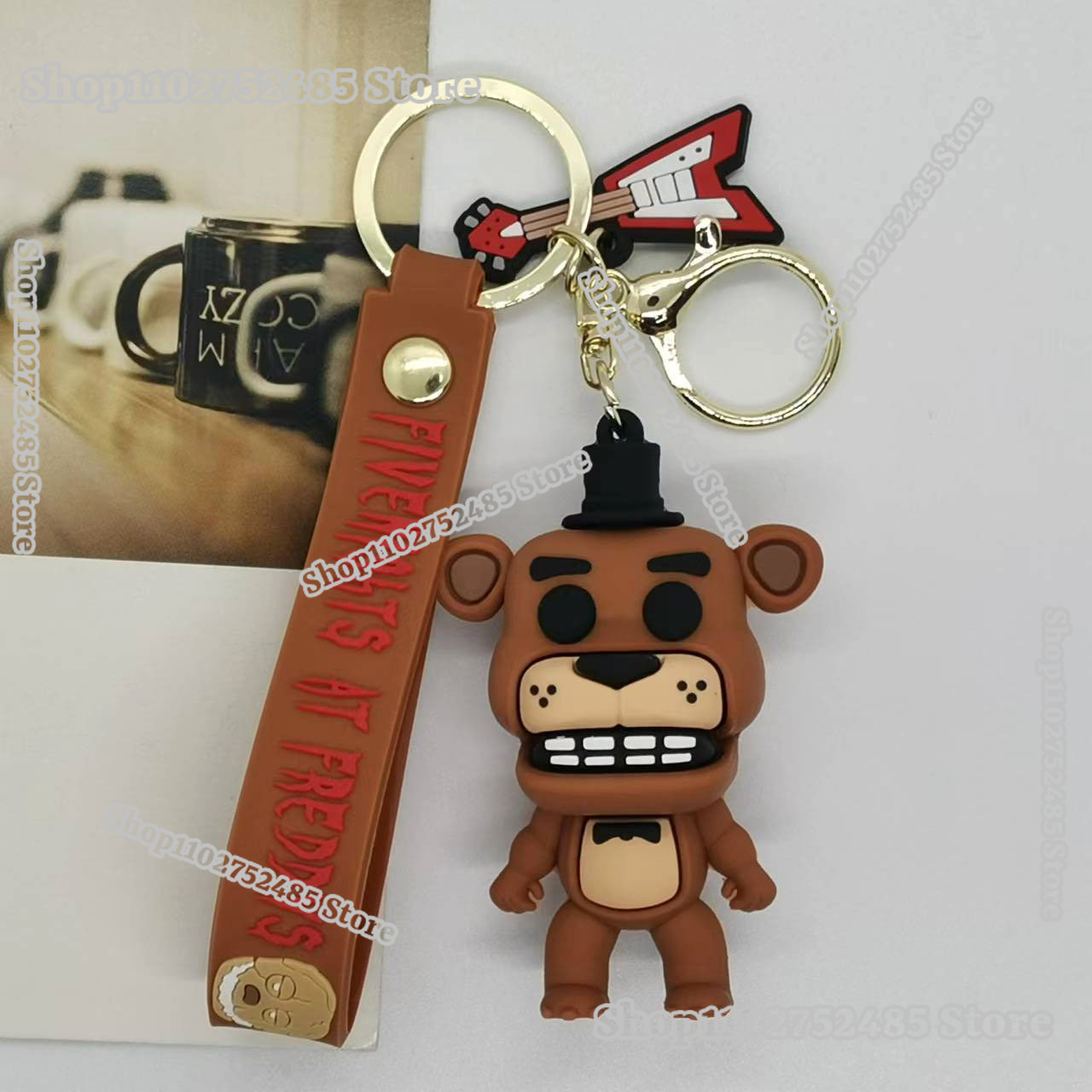 พวงกุญแจตุ๊กตาการ์ตูนอนิเมะ FN - Car Accessories Gifts For Men บทวิจารณ์และราคา