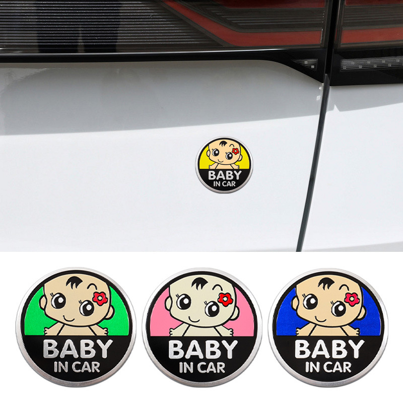 สติ๊กเกอร์เตือนในรถยนต์ อลูมิเ - Car Accessories For Baby บทวิจารณ์และราคา
