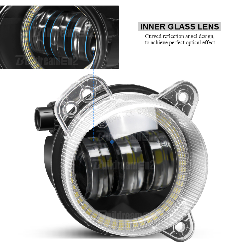 2 X รถ 9006 ไฟ LED หมอก Angel  - Car Accessories Xcent บทวิจารณ์และราคา