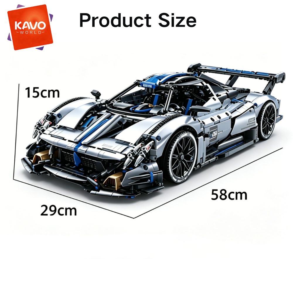 KAVOWORLD ชุดตัวต่อรถสปอร์ตสีเ - Car Accessories Walmart บทวิจารณ์และราคา