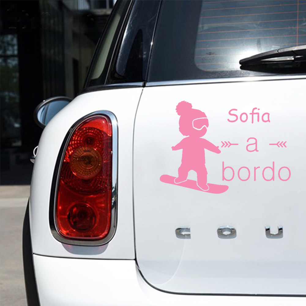 1 PC ไวนิลเด็กบอร์โดสีสันสดใสส - Car Accessories For Baby บทวิจารณ์และราคา