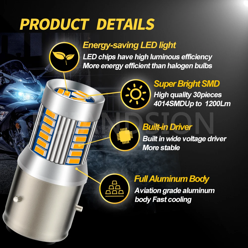 หลอดไฟหน้ามอเตอร์ไซค์ LED 2 ชิ - Car Accessories Xcent บทวิจารณ์และราคา