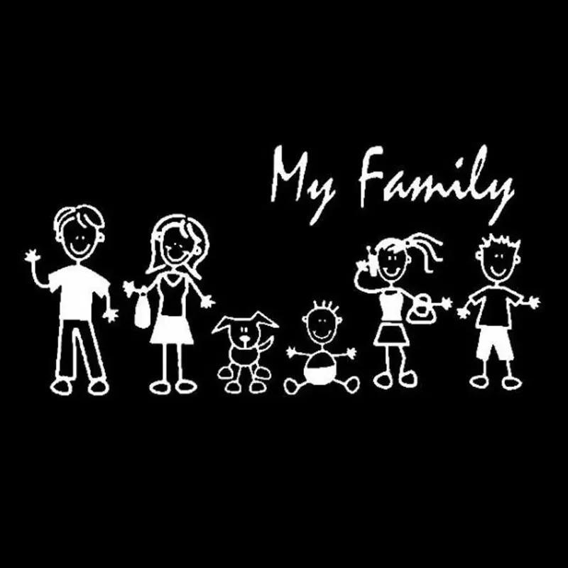 สติกเกอร์รถ Family Stick รูปเด - Car Accessories For Baby บทวิจารณ์และราคา