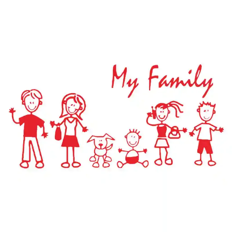 สติกเกอร์รถ Family Stick รูปเด - Car Accessories For Baby บทวิจารณ์และราคา