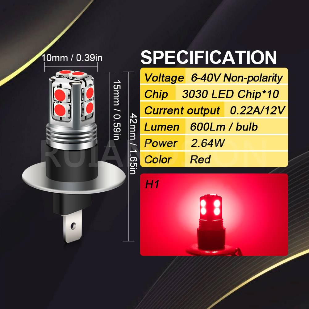 หลอดไฟ LED CANBUS 6-40V H1 H3  - Car Accessories Xcent บทวิจารณ์และราคา