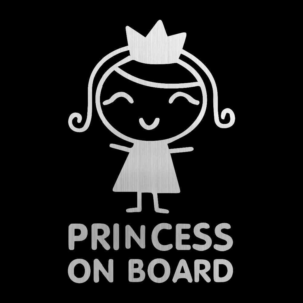 สติกเกอร์รถยนต์บุคลิกภาพ Princ - Car Accessories For Baby บทวิจารณ์และราคา
