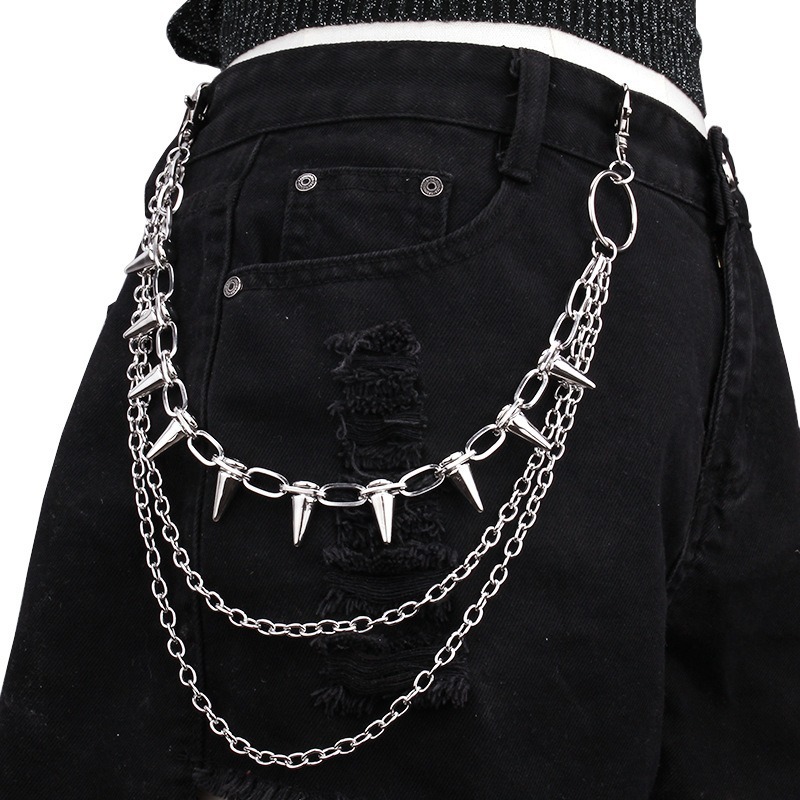 โซ่คาดเอวสไตล์ฮิปฮอป พังก์ร็อก - Car Accessories Gifts For Men บทวิจารณ์และราคา