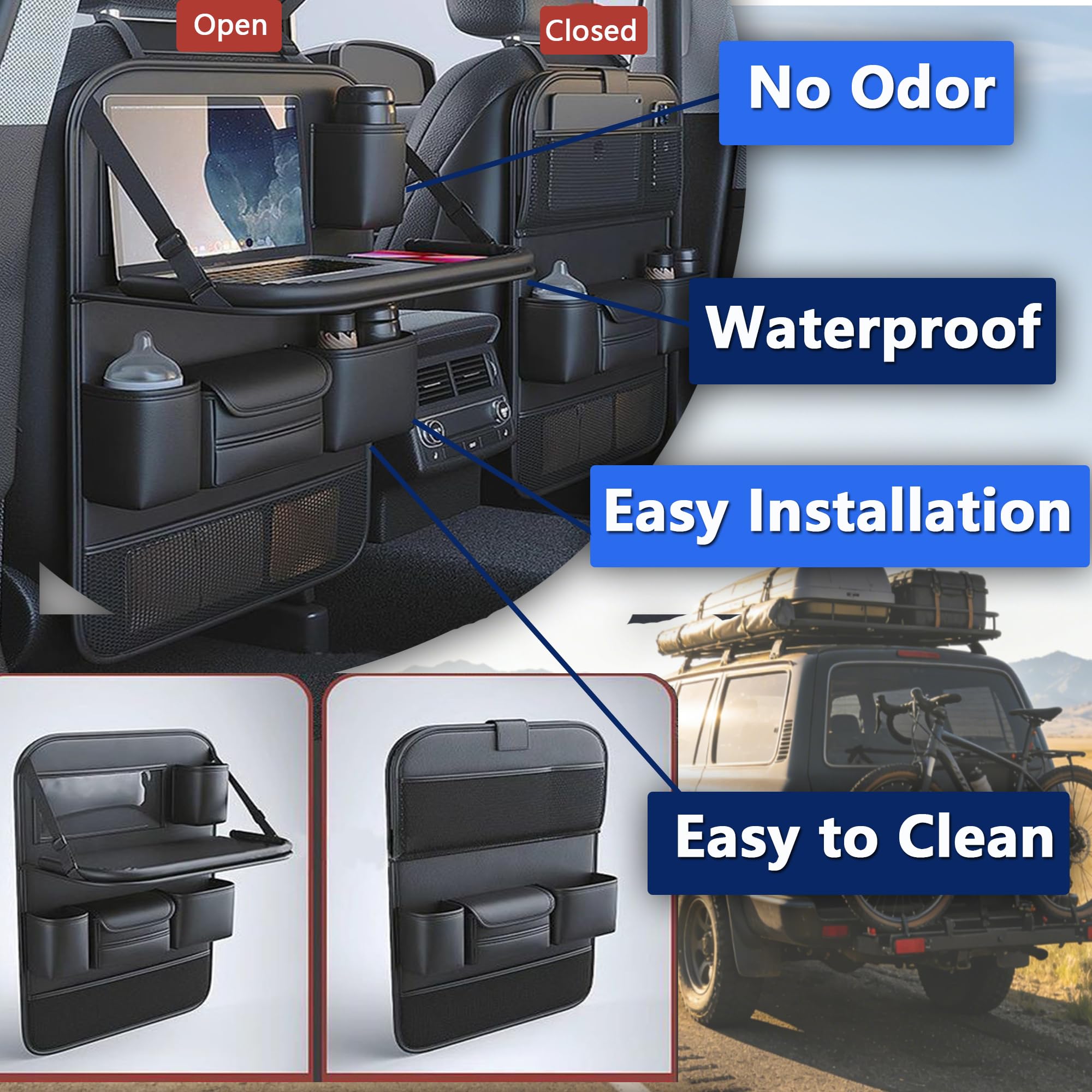 ออแกไนเซอร์อเนกประสงค์สำหรับเบ - Back Seat Car Table บทวิจารณ์และราคา