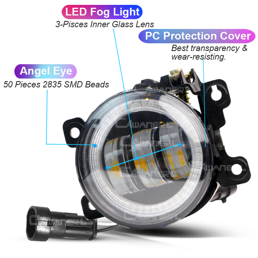 ไฟตัดหมอก LED สำหรับ H11รถ2ชิ้ - Car Accessories Xcent บทวิจารณ์และราคา